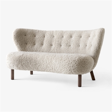 Andtradition Little Petra Sofa VB2 - Oljad valnöt/månsken